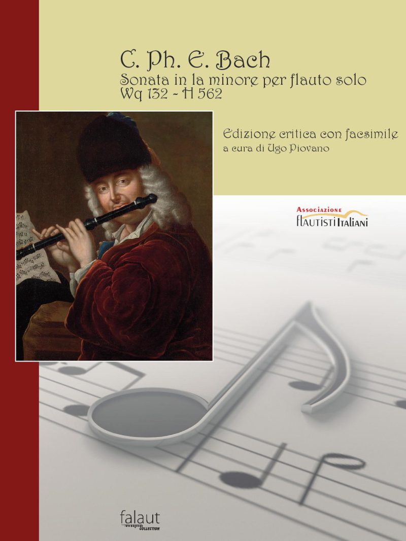 C.P.E. Bach - Sonata in la minore per flauto solo - ed. critica a cura di Ugo Piovano