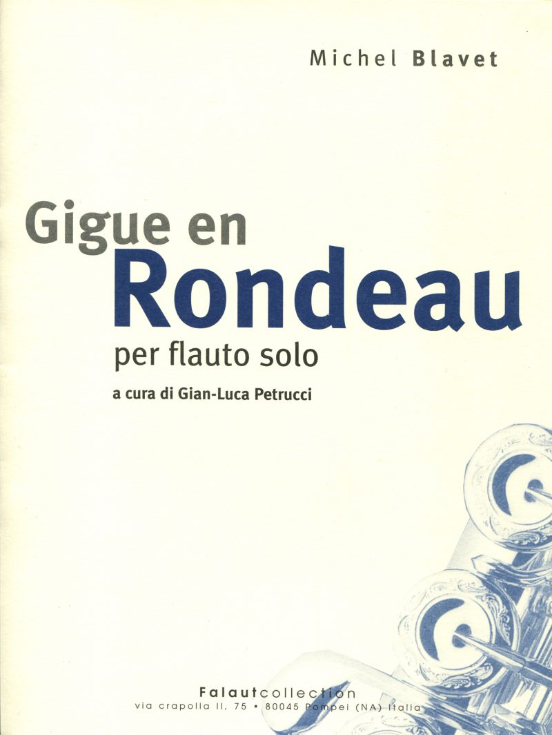 Gigue en Rondeau Per flauto solo di Michel Blavet